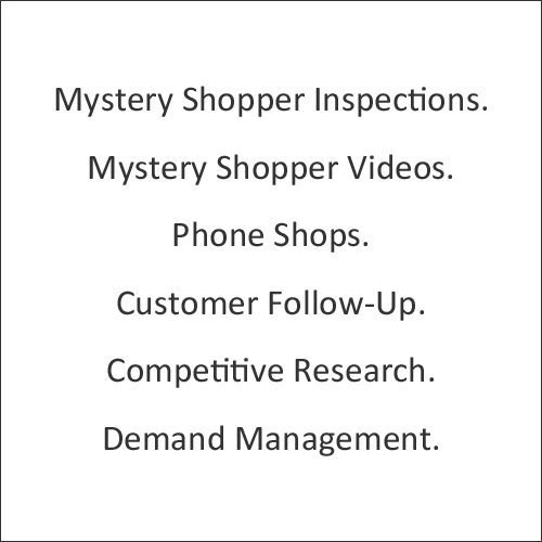 mystery shopping services mystery shopping company